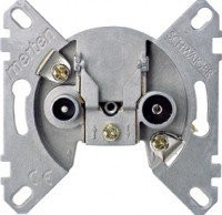 Мех-зм антенной розетки широкополосной TV/FM/SAT 0/4,5 дБ оконечный (max 180)