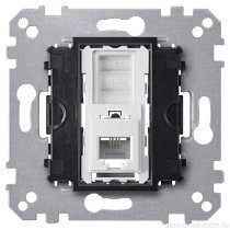 Мех-зм тлф. розетки 4-пол. 1xRJ12 (max 23)