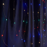 Гирлянда USB 480 LED 3*3м, мульти, IP20 , сетевой шнур 3м в комплекте, CL591, Feron 41640