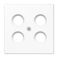 Крышка для SAT-TV-розетки; белая, LS990-4SAT1WW Крышка для SAT-TV-розетки; белая, LS990-4SAT1WW