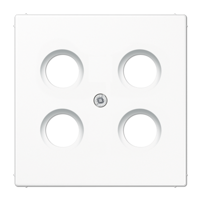 Крышка для SAT-TV-розетки; белая, LS990-4SAT1WW