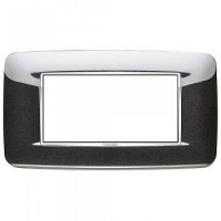 Vimar Накладка с закруглениями для 4 модулей антрацит металлик, 20684.C12