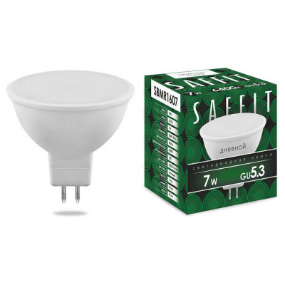 Лампа светодиодная, 7W 230V GU5.3 6400K MR16, SBMR1607, Feron 55029