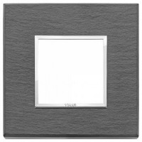 Vimar Накладка Eikon Evo на 2 модуля, сланец, 21642.52