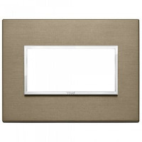 Vimar Накладка Eikon Evo на 4 модуля, темная бронза, 21654.05