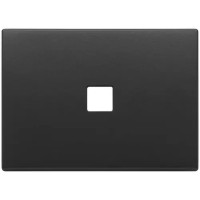 Vimar Накладка плоская, 3 модуля на 1 кнопку, Flat, антрацит, 22683.1.03