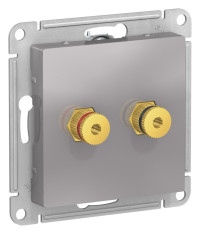 ATN000387 - ATLASDESIGN АУДИОРОЗЕТКА двойная, АЛЮМИНИЙ, Systeme Electric ATN000387 - ATLASDESIGN АУДИОРОЗЕТКА двойная, АЛЮМИНИЙ, Systeme Electric