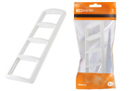 Рамка 4-ая горизонтальная белая "Валдай" TDM Electric, SQ1804-0021