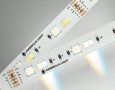 Светодиодная лента 24В 5050+2535 90Led 13Вт/м Цветная RGB+CCT 3000K-6500K IP20 5м, AMBRELLA LIGHT, GS4501