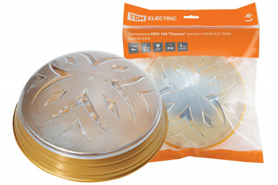 Светильник НПО 106 "Плутон" золото 1х40 Вт Е27 TDM Electric, SQ0328-0029