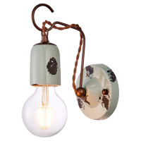 LUSSOLE VERMILION Бра, цвет основания - синий, 1x60W E27, LSP-8158