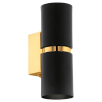 95364 Светодиодное бра PASSA, сталь, 2х3,3W (GU10), L60, H170, черный, золотой