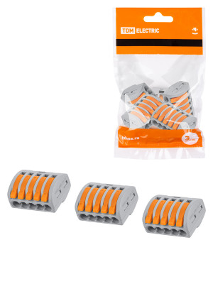 Соединительная клемма СК-415 (2,5мм2) (5 шт/упак) TDM Electric, SQ0527-0013