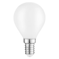 Лампа Gauss Filament Шар 9W 590lm 3000К Е14 milky LED 1/10/50, 105201109