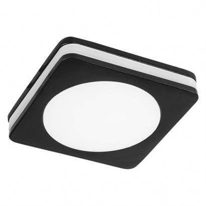 Arte Lamp TABIT, Встраиваемый светильник, цвет арматуры - черный, цвет плафона/декора - , 1х7W LED, A8432PL-1BK