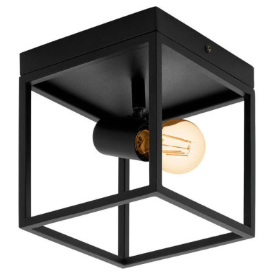 98331 Потолочный светильник SILENTINA, 1х40W (E27), 180х180, H205, сталь, черный