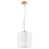Lightstar 802113 (NUBI-D1A) Подвес NUBI 1х40W E27 ШАМПАНЬ/БЕЛЫЙ (в комплекте)