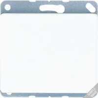 Крышка глухая с опорным кольцом; черная, SL561BSW