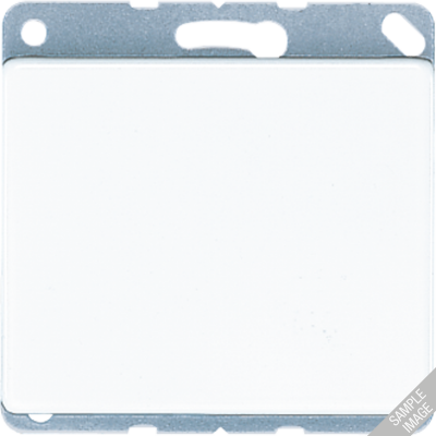 Крышка глухая с опорным кольцом; черная, SL561BSW