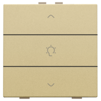 Niko Home Control Золото Кнопка  управления диммера, 221-51043