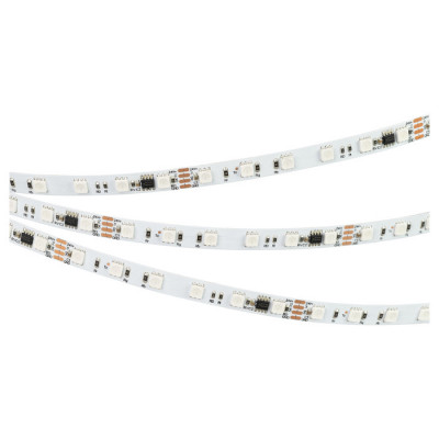 Светодиодная лента DMX-B60-10mm 24V RGB-PX6-RAM (15 W/m, IP20, 5060, 5m) (Arlight, бегущий огонь), 033448