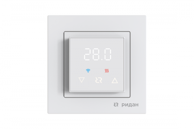 Терморегулятор Ридан Classy c Wi-Fi, с комбинацией датчиков, белый, 16А , 21RT0104R