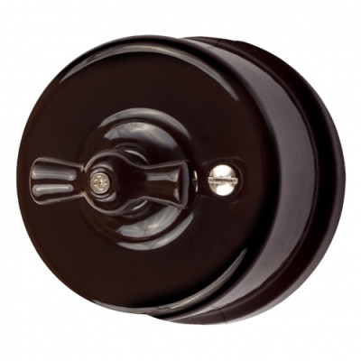 BIRONI Лизетта Керамика Коричневый Выключатель перекрестный 1-кл, B1-203-02