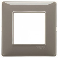 Vimar Накладка для 2 модулей рефлекс пепельная, 14642.40