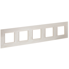 SKANDY Рамка 5-мест. SK-F25Sh стекло шамп. IEK, SK-M52-G-K37