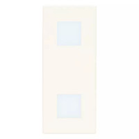 Vimar Индикатор на 1 модуль двойной с прозрачным диффузором белый, 30388.B