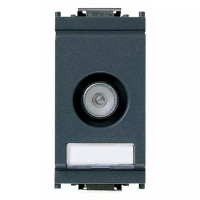 Vimar Розетка TV проходная 10DB "папа" серая, 16306.10