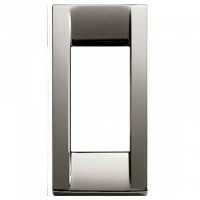 Vimar Накладка на 1 модуль для панелей металл черный хром, 16781.31 Vimar Накладка на 1 модуль для панелей металл черный хром, 16781.31