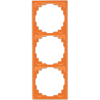 Рамка для инсталляции в кабельных каналах, 3-кратная; оранжевая, CD583KO