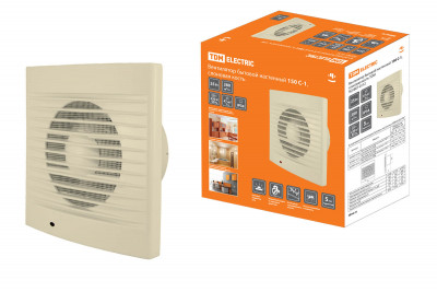 Вентилятор бытовой настенный 150 С-1, слоновая кость TDM Electric, SQ1807-0112