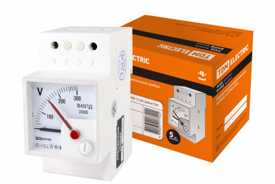 Вольтметр В45ПД 300В-1,5 (din-рейка) TDM Electric, SQ1102-0307