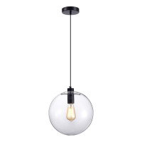 ST LUCE SL1056.423.01 Подвес ST-Luce Черный/Прозрачный E27 1*60W