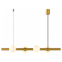 ST LUCE SL1185.203.04 Подвес ST-Luce Золотистый/Белый G9 4*5W