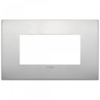 Vimar Накладка CLASSIC на 4 модуля натуральный алюминий, 19654.15