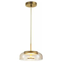 ST LUCE SL6002.203.01 Подвес ST-Luce Золотистый/Янтарный LED 1*7W 4000K