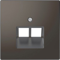 D-Life Накладка для розетки 2-ной RJ45, антрацит