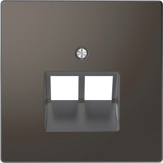 D-Life Накладка для розетки 2-ной RJ45, антрацит