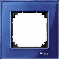 M-Elegance Рамка 1-ная, стекло сапфир