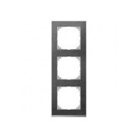 M-Pure D?cor Рамка 3-ная, сланец/цвет алюминия