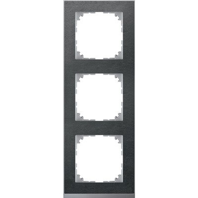 M-Pure D?cor Рамка 3-ная, сланец/цвет алюминия