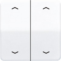 Клавиши для сдвоенной кнопки BCU; белые, CD595MPWW