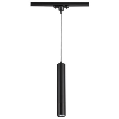 Novotech 370401 PORT NT18 083 черный Светильник трековый однофазный трехжильный IP20 GU10 50W 220V PIPE