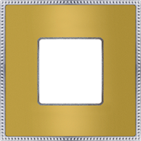 FD01431OBCB Fede Belle Epoque Metal Рамка 1-ная, Bright Gold+Bright Chrome