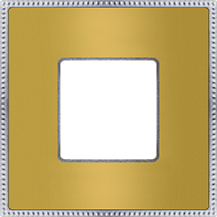 FD01431OBCB Fede Belle Epoque Metal Рамка 1-ная, Bright Gold+Bright Chrome