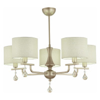 Evoluce SLE107703-05 Светильник подвесной Шампань/Светло-бежевый E14 5*40W