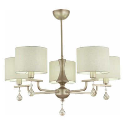 Evoluce SLE107703-05 Светильник подвесной Шампань/Светло-бежевый E14 5*40W